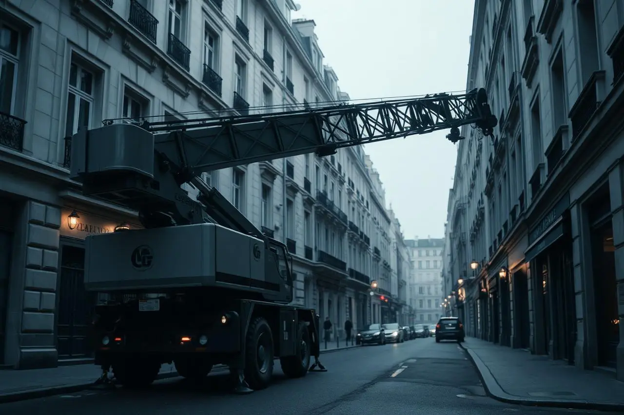 Intervention en rue étroite